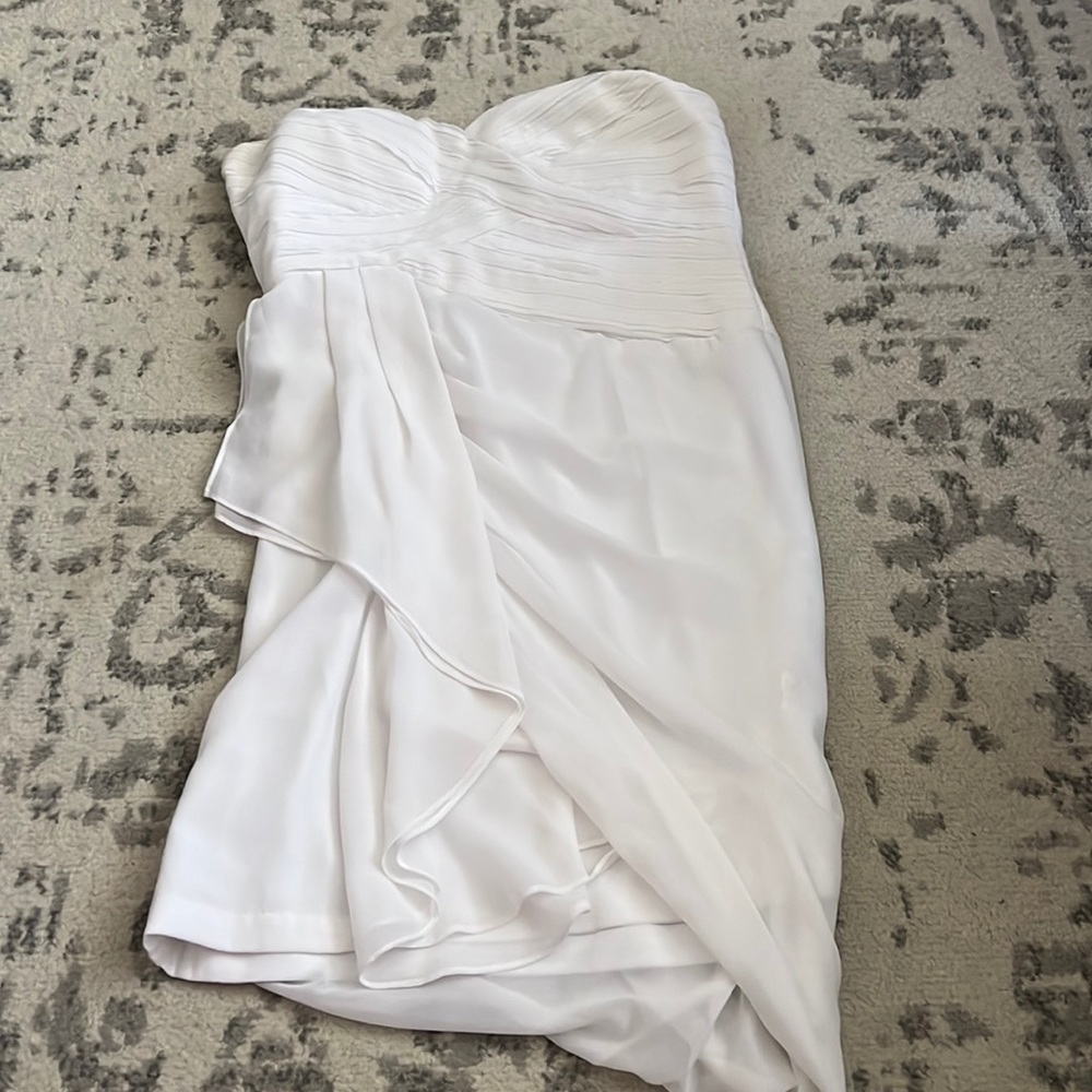 White short dress